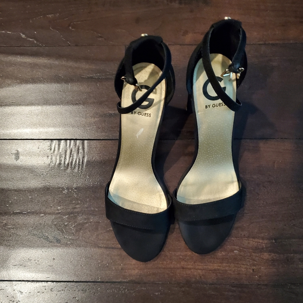 G by Guess Black Sandals 9.5